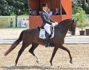 Matthias Bouten and Fraulein Auguste at the 2015 CDI-W Brno :: Photo © Ivana Marsalkova