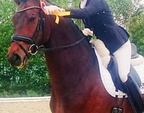 Anna Sophie Fiebelkorn and Fantango OLD at the 2015 CDN Bülkau