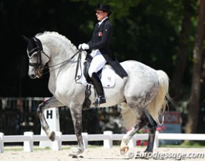 Anna-Mengia Aerne-Caliezi on Raffaelo va Bene at the 2015 CDI Compiègne :: Photo © Astrid Appels
