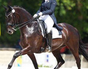Milena Aubry and Babyface at the 2015 CDI Compiegne :: Photo © Astrid Appels