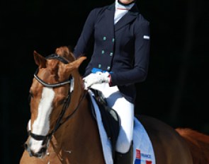 Lea Bonifay and Tim at the 2015 CDI Compiegne :: Photo © Astrid Appels