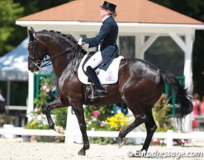 Now riding for Luxembourg, Fie Skarsoe on One Night Stand (by Olivi)