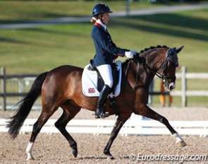 Rebecca Bell and Valido's Sunshine at the 2015 European Pony Championships :: Photo © Astrid Appels