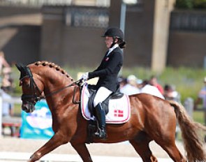 Louise Christensen and Vegelin's Goya at the 2015 European Pony Championships :: Photo © Astrid Appels