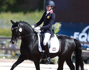 Clare Hole and Rembrandt at the 2015 European Pony Championships :: Photo © Astrid Appels