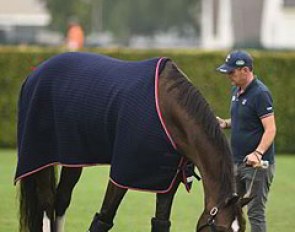 Groom Alan Davies with Valegro