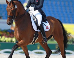 Anne Lene Holmen and Rainbow Dancer at the 2015 European Championships :: Photo © Astrid Appels