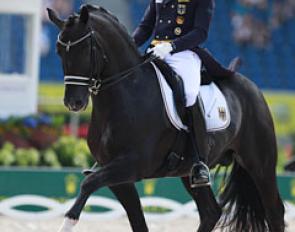 Matthias Rath and Totilas in the Grand Prix at the 2015 European Dressage Championships :: Phoot © Astrid Appels