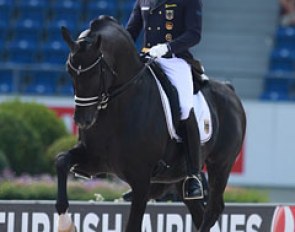 Matthias Rath and Totilas at the 2015 European Championships :: Photo © Astrid Appels