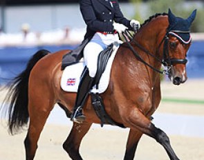 Robyn Smith and Foold Uz at the 2015 European Junior/Young Riders Championships :: Photo © Astrid Appels