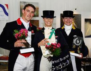 The top three of the Grand Prix for Kur in Fritzens: Michael Eilberg, Victoria Max-Theurer, Isabell Werth :: Photo © Max Schreiner