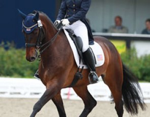 Catherine Chamberlain and Avesto van Weltevreden at the 2015 CDIO-PYR Hagen :: Photo © Astrid Appels