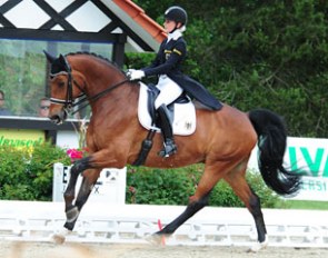 Felicitas Hendricks and Faible As at the 2015 CDIO-PJYR Hagen :: Photo © Feldhaus
