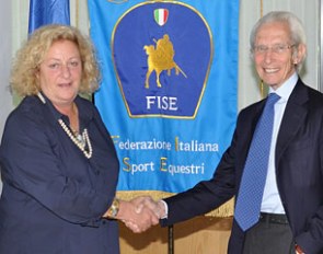 Nicoletta Ghribi and Vittorio Orlandi