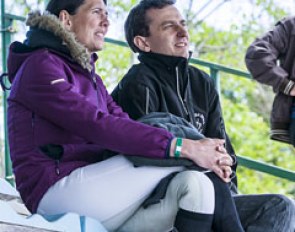 Ema Jancarova with her fiancé