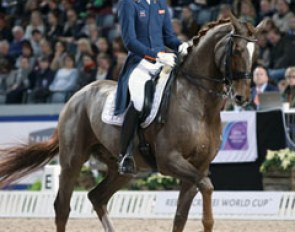 The Netherlands’ Hans Peter Minderhoud and Flirt won the fourth leg of the World Cup Dressage 2015/2016 Western European League at Stockholm, Sweden :: Photo © Ronald Thunholm