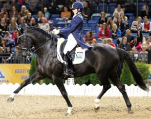 Inna Logutenkova and Don Gregorius at the 2015 CDI-W Tallinn