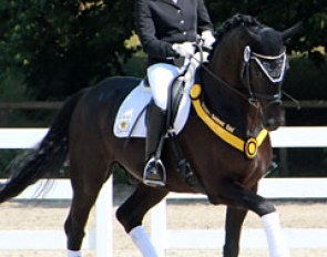 Katrin Burger and Sir Solitär in Tubingen in 2015