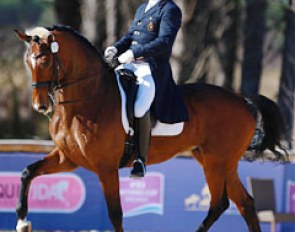 Philippe Jorissen and Agneta at the 2015 CDIO Vidauban :: Photo © Astrid Appels