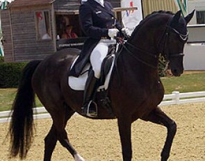 Karen Tebar and Don Luis at the 2015 French Dressage Championships in Vierzon