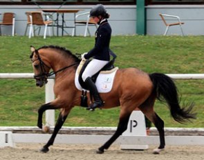 Marei Flunkert and A New Star at the German selection trial for the 2015 International Dressage Cup in Warendorf on 8 July 2015 :: Photo © JJ Mieleszko