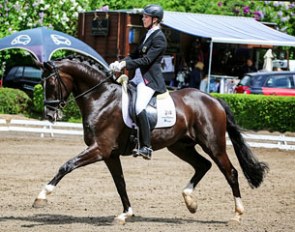 Christin Schütte and Briatore at the 2015 Wedel Bundeschampionate qualifier :: Photo © Jochen Honold