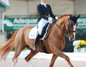 Patricia Koschel and Leuchtfeuer DE competing in Wellington :: Photo © Astrid Appels