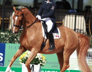Tanya Strasser and Action Tyme at the 2015 CDI Wellington :: Photo © Astrid Appels