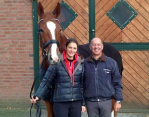 Vera Nass with her new boss Jonny Hilberath