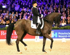 Isabell Werth and Weihegold at the 2016 CDI-W Amsterdam