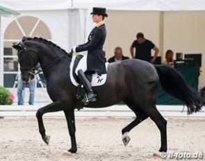 Isabell Werth and Weihegold at the 2016 German Dressage Championships in Balve :: Photo © LL-foto