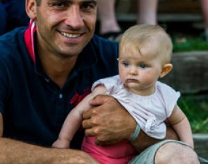 Alexandre Ayache with his daughter Anna