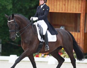 Irish young rider Alex Baker on Nibeley UJ Lady Lara at the 2016 CDIO Compiegne :: Photo © Astrid Appels
