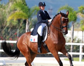 Making her debut on the French team, Caroline Dufil on Ardante