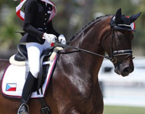 Bronze medal winner Eva Vavrikova on Belle Ennie