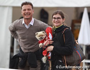 Austrians Peter Gmoser and Nicola Ahorner cheering in Hagen