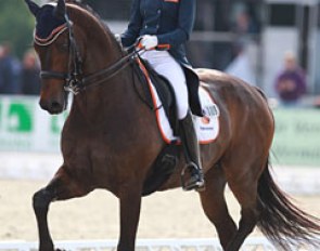 Danielle Houtvast and Utah at the 2016 European Under 25 Championships :: Photo © Astrid Appels