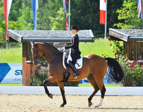 Isabell Werth and Emilio at the gorgeous Schindlhof for the 2016 CDI Fritzens :: Photo © Max Schreiner