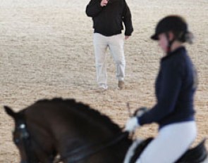 Hartmut Lammers coaching Nicole Wego on SPH Dante
