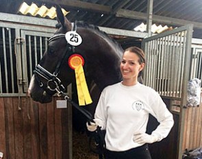 Susanne Krohn and Titolas at the 2016 German Sport Horse Spring Licensing