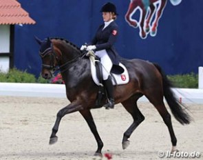 Lisa Breimann and Aida Luna in a national class at the 2016 CDI Hagen :: Photo © LL-foto