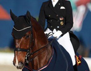 Jessica von Bredow-Werndl and Dante's Peak at the 2016 CDI Hagen :: Photo © Astrid Appels