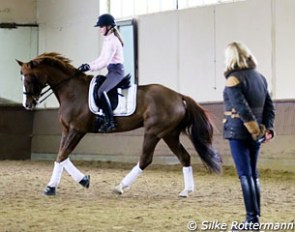 Frömming coaching junior Pauline Borde