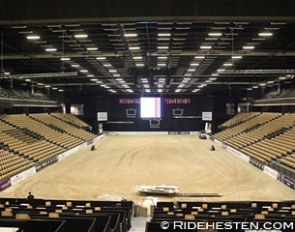 The Herning indoor arena where the CDI Herning was staged for the first time in March 2016 :: Photo © Ridehesten