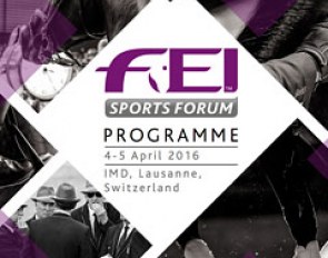 2016 FEI Sports Forum in Lausanne