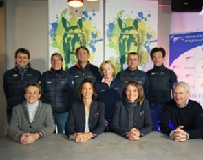Back: Nicole Favereau, Stephanie Brieussel, Ludovic Henry, Karen Tebar, Pierre Volla, Marc Boblet :: Front: Marina Caplain Saint André, Sophie Dubourg, Emmannuelle Schramm, Jan Bemelmans