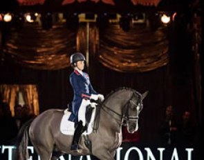 Valegro at his retirement ceremony at the 2016 CDI-W London :: Photo © Jon Stroud