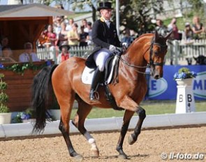 Isabell Werth and Emilio at the 2016 CDI Munich :: Photo © LL-foto