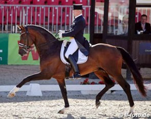 Hubertus Schmidt and Escolar at the 2016 Turnier der Sieger in Munster :: Photo © LL-foto