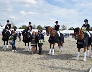 Team Denmark won the Nations Cup at the 2016 CDIO Odense :: Photo © Ridehesten
